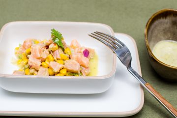 Ceviche de salmón