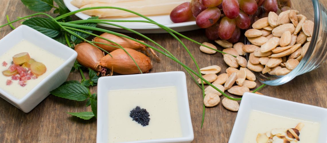 Gazpacho de espárragos blancos de Loli Carrión