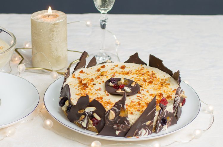 semifrío de turrón