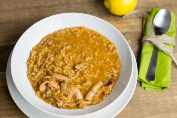 Arroz cremoso de calamares