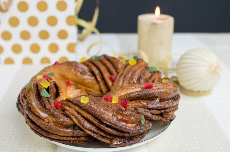 Kringle Estonia con frutas confitadas por Loli Carrión