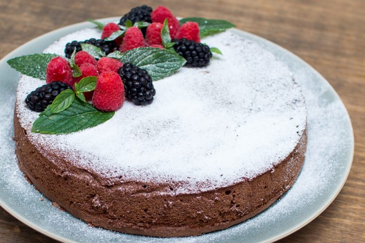 Tarta húmeda de chocolate por Loli Carrión