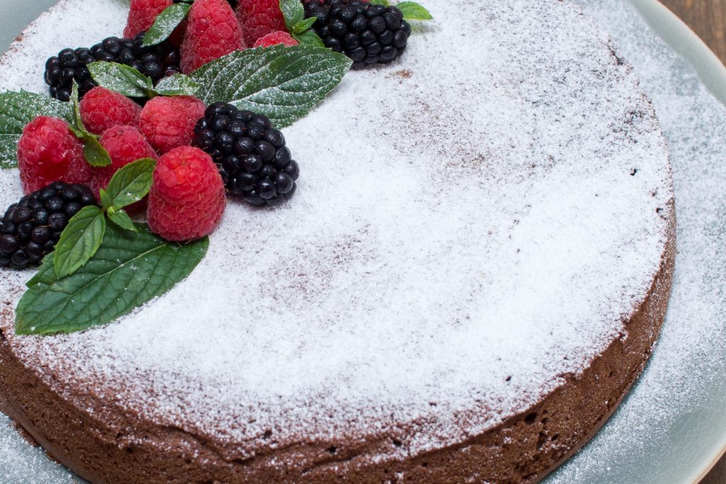 Tarta húmeda de chocolate por Loli Carrión