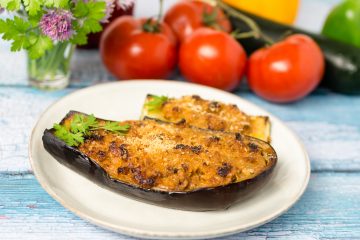 Berenjenas rellenas con Thermomix. Receta de Loli Carrión