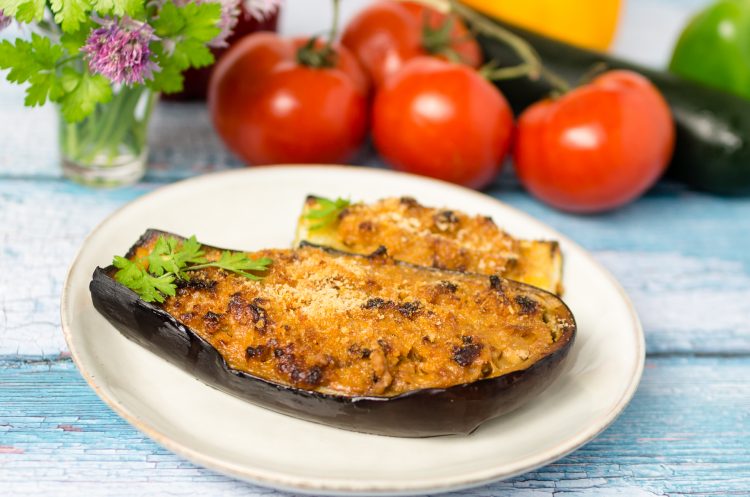 Berenjenas rellenas con Thermomix. Receta de Loli Carrión