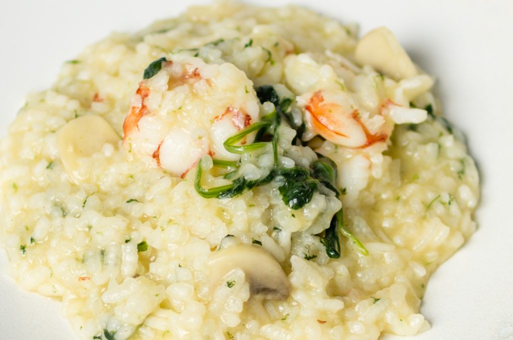 Risotto exprés de gambas y langostinos con Thermomix por Loli Carrión